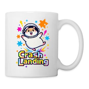 🐹 Hamster Astronaut in Crash Landing - Mug - white - Right