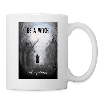 Mystical Witch Forest Illustration Be Witch - Mug - white - Right