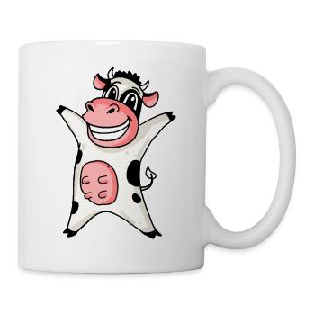 Playful cow design for kids - Mug - white - Right