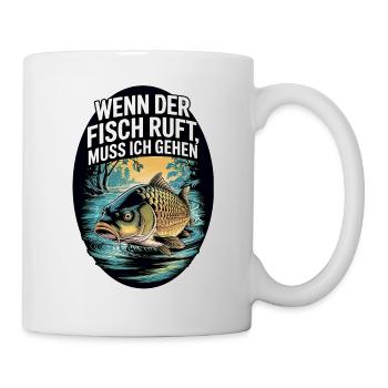 When the fish calls, I'm gone - Mug - white - Right