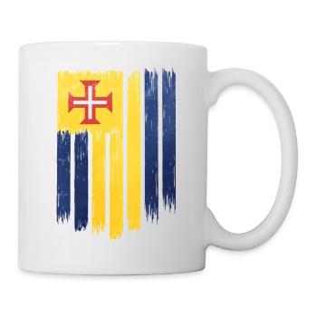 Drapeau portugais avec motif en croix - Mug blanc - blanc - Droite
