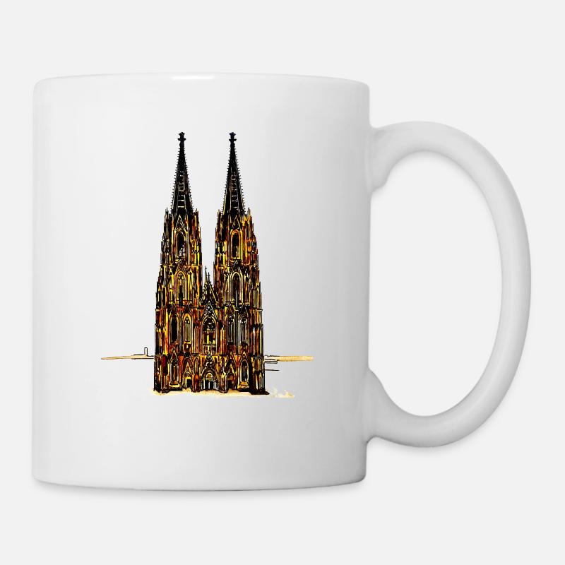 Kölner Dom - Tasse - Weiß