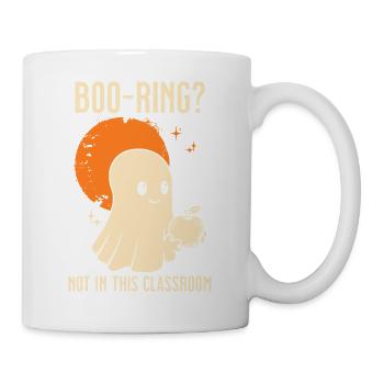 Funny Teacher Skeleton Halloween Classroom - Mug - white - Right