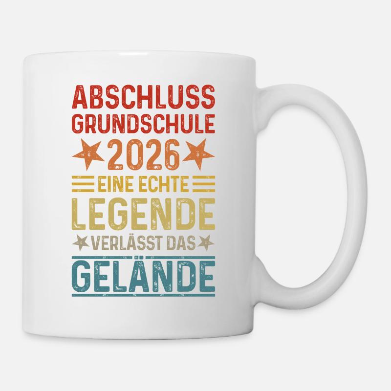 Abschluss 2026 Grundschule - Tasse - Weiß
