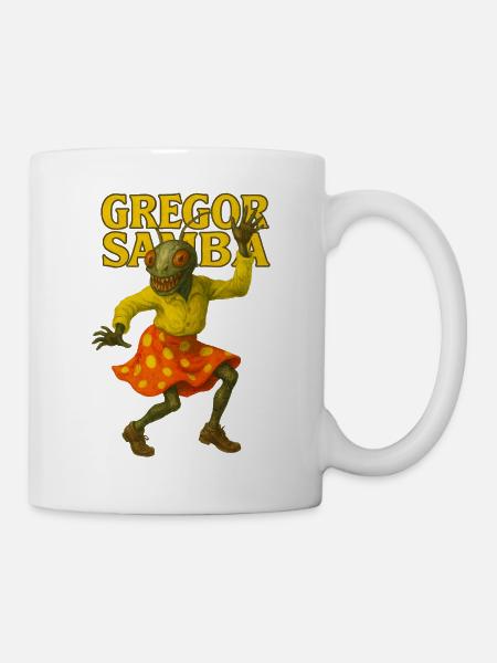 Gregor Samba | Franz Kafkas Gregor Samsa - Tasse - Weiß