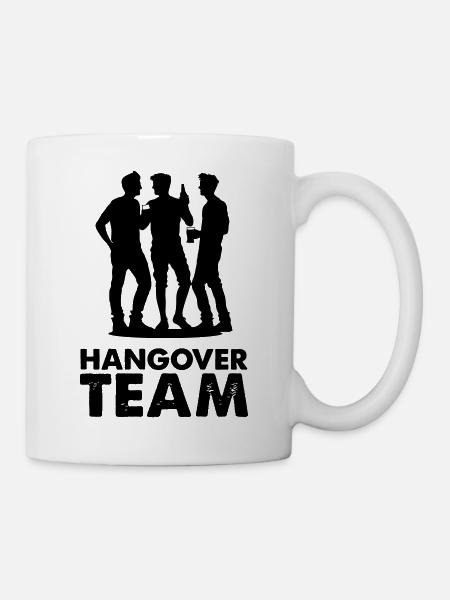 hangover_team - Tasse - Weiß