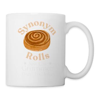 Wunderliches Zimtschnecken-Typografie-Design - Tasse - Weiß - Rechts