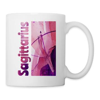 Zodiac Sagittarius Watercolor - Mug - white - Right