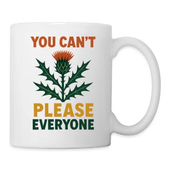You can't please everyone - Mug - white - Right