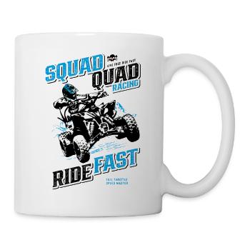Quad Racing Geschwindigkeit - Tasse - Weiß - Rechts