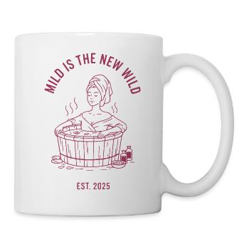  Bride Bridesmaid Spa Bachelorette Mild Is The New - Tasse - Weiß - Rechts