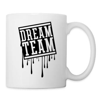 Dream Team - Tasse - Weiß - Rechts