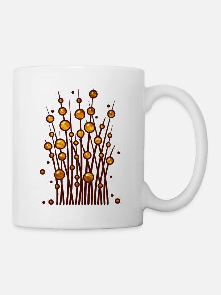 Conception de ballon doré - Mug blanc - blanc