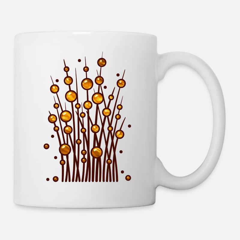 Conception de ballon doré - Mug blanc - blanc