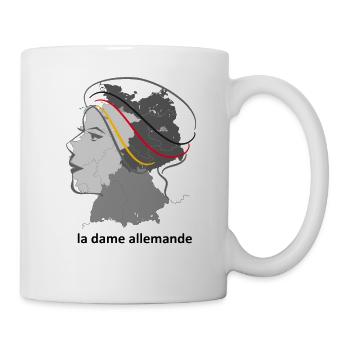La Dame Allemande Design - Mug blanc - blanc - Droite