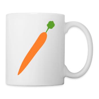 Vibrant Carrot Illustration for Food Lovers - Mug - white - Right