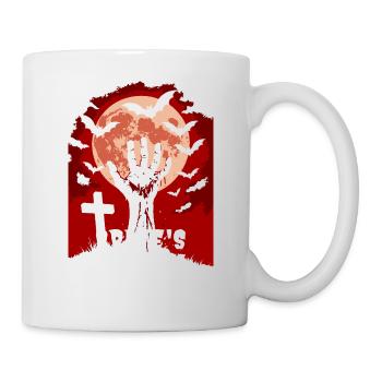 Grave's Clutch Halloween Horror Design - Mug - white - Right