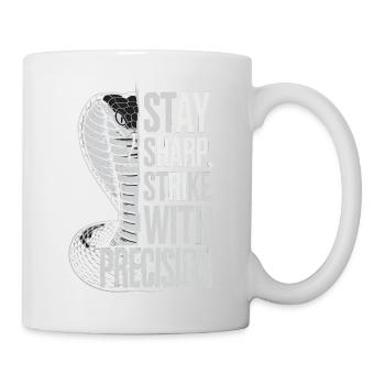 Cobra with Precision Quote - Mug - white - Right