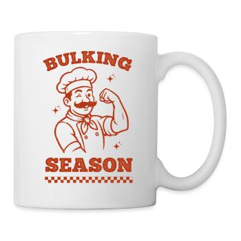 Saison de prise de masse - Mug blanc - blanc - Droite