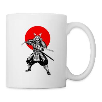 Japanese style samurai - Mug - white - Right