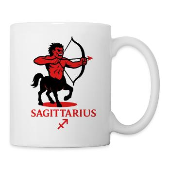 Sagittarius Sternzeichen - Tasse - Weiß - Rechts