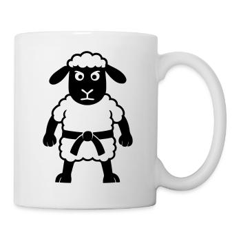 Karate Sheep - Mug - white - Right