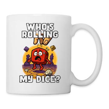 Qui lance mes dés ? - Mug blanc - blanc - Droite