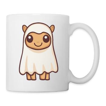 Chameau Halloween fantôme - Mug blanc - blanc - Droite