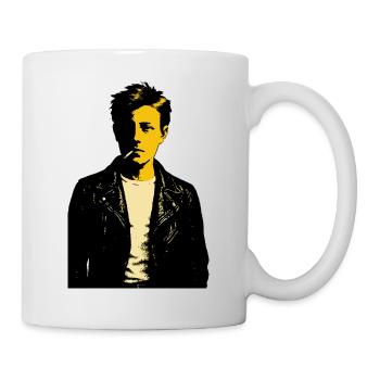 Arthur Rimbaud Noir Rebel poet - Mug - white - Right