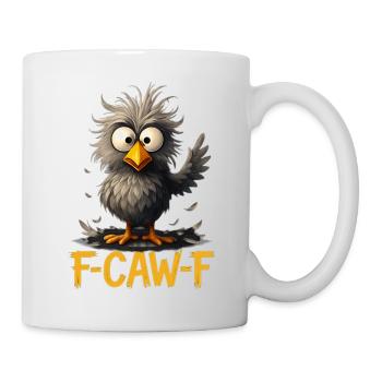 T-shirt d’humour de dessin animé, t-shirt graphique drôle - Mug blanc - blanc - Droite