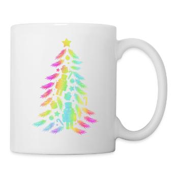 Weihnachtsbaum Nussknacker - Tasse - Weiß - Rechts