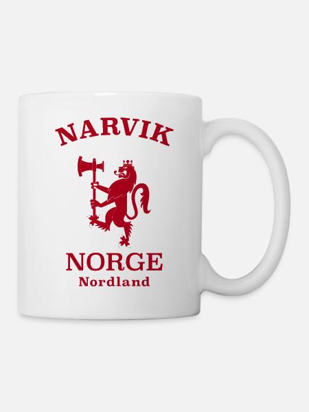 Narvik Norway Norwegen - Tasse - Weiß