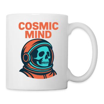 Cosmic Mind Astronaut Skull - Mug - white - Right