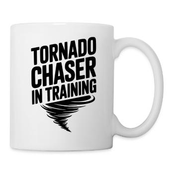Chasseur de tornades en formation - Mug blanc - blanc - Droite