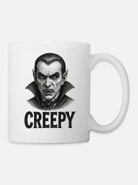 Vampire terrifiant - Halloween - Mug blanc - blanc