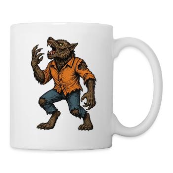 Scary Werewolf - Halloween - Mug - white - Right