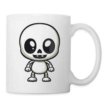Zombie Halloween Skelett Comic - Tasse - Weiß - Rechts