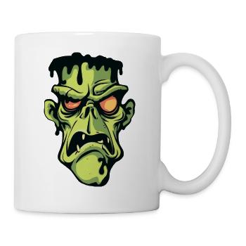 Halloween Monster, Zombie, Head - Mug - white - Right
