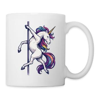 Pole Dance Unicorn Pole Dancer Pole Gift - Mug - white - Right