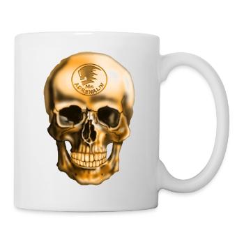 Skull with Adrenaline Emblem - Mug - white - Right