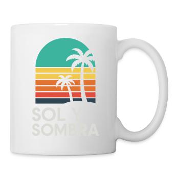 Ground and Shade Sunset Palm - Mug - white - Right