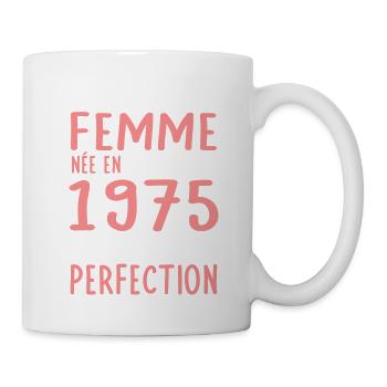 50th Anniversary - Born in December 1975 - Mug - white - Right
