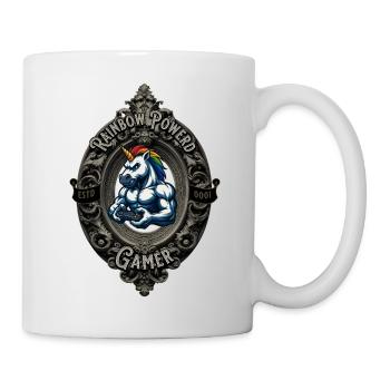 Rainbow Power Gamer - Tasse - Weiß - Rechts