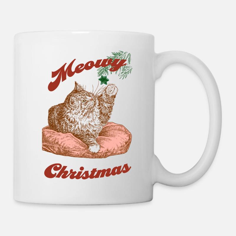 MEOWY CHRISTMAS - Mug - white
