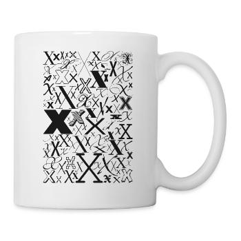 Typo x - Conception de lettres pour les amateurs de polices - Mug blanc - blanc - Droite