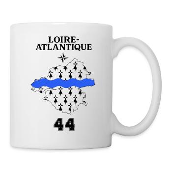 Loire Atlantique 44 - Mug blanc - blanc - Droite