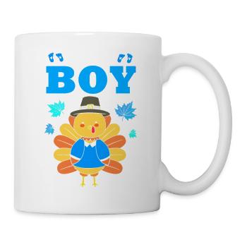Thanksgiving Gender Reveal Mom-to-be - Mug - white - Right