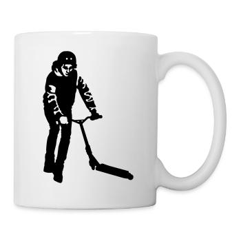 Trottinette - Mug blanc - blanc - Droite