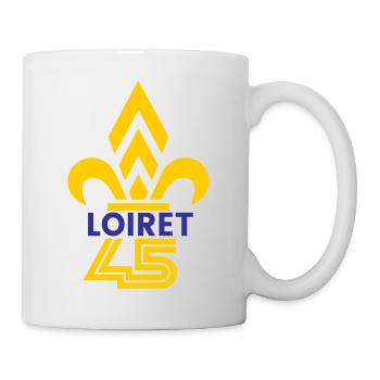 Fleur de Lys Loiret 45 - Mug - white - Right
