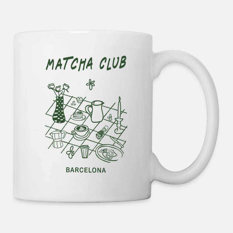 Matcha Club - Tasse - Weiß